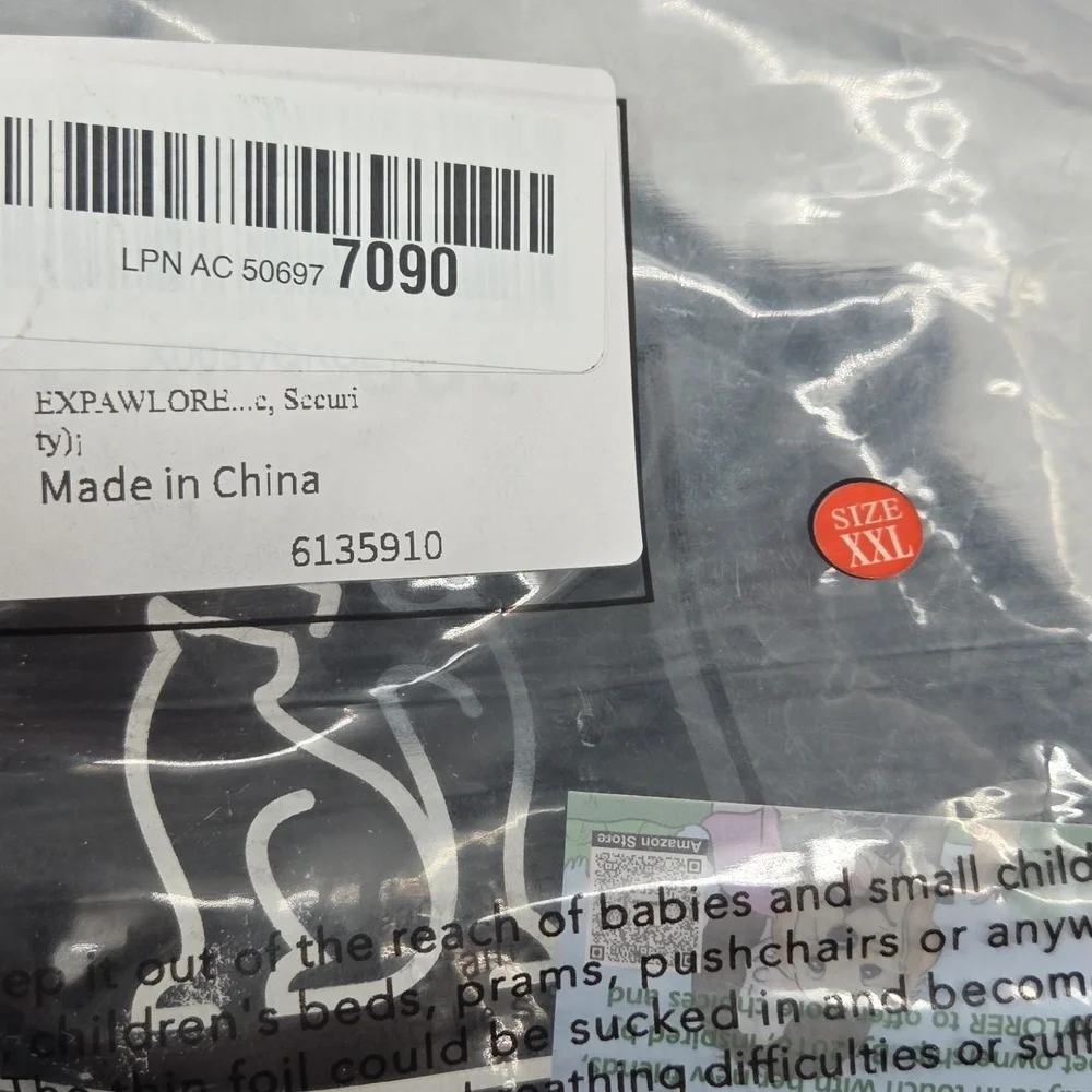 Security Black Dog Hoodie NWT